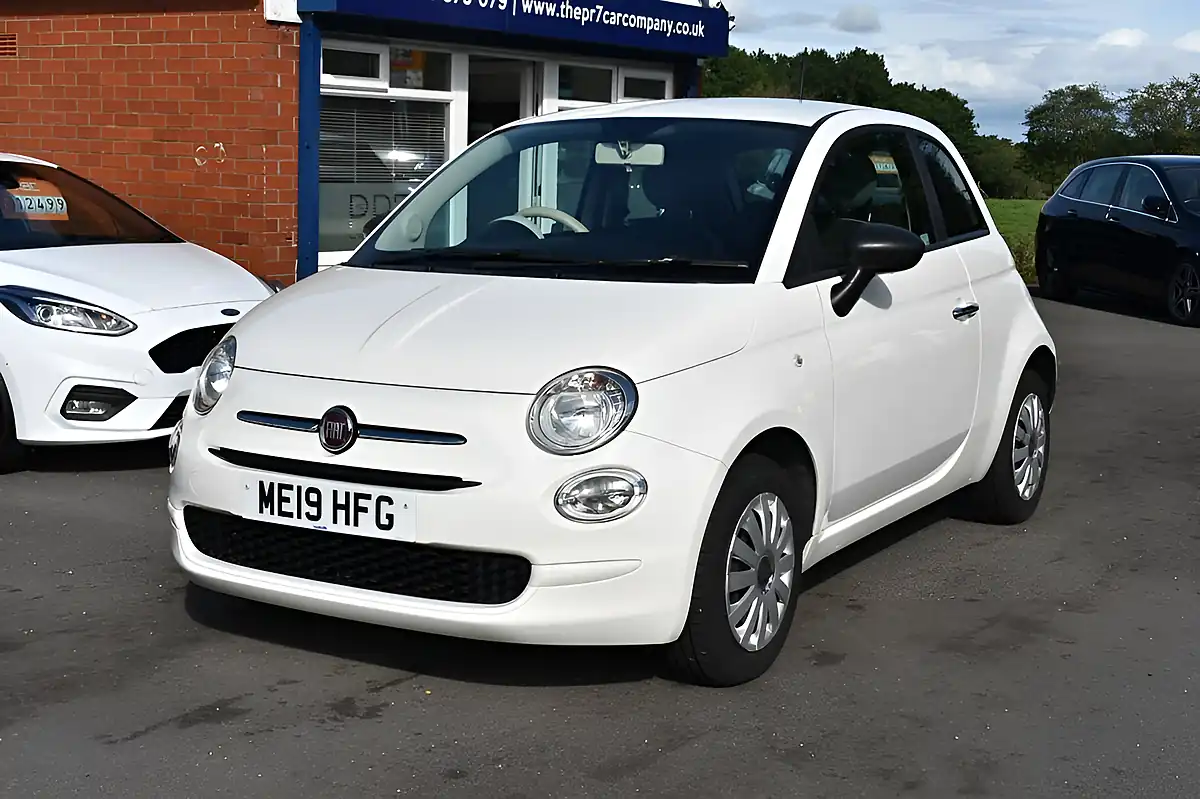 Used 2019 Fiat 500 Pop White - Interior and Exterior details 2