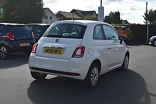 Used 2019 Fiat 500 Pop White - Interior and Exterior details 4