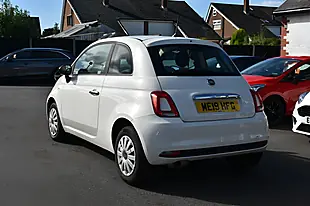 Used 2019 Fiat 500 Pop White - Interior and Exterior details 6