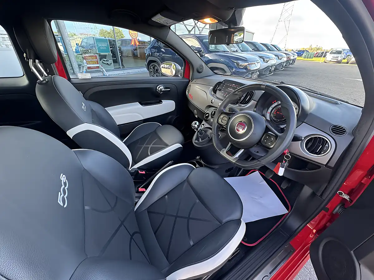 Used 2019 Fiat 500 S Red - Interior and Exterior details 11