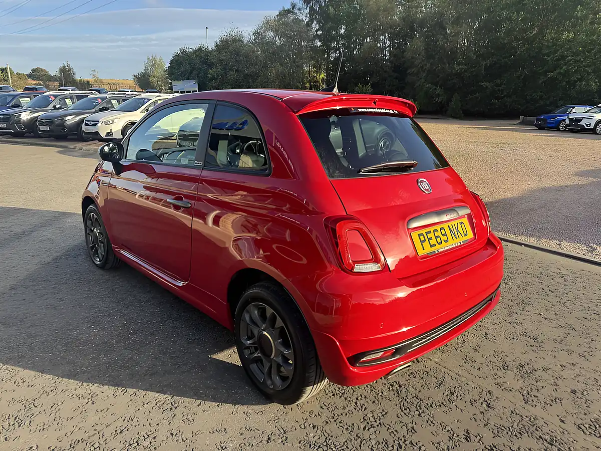 Used 2019 Fiat 500 S Red - Interior and Exterior details 5