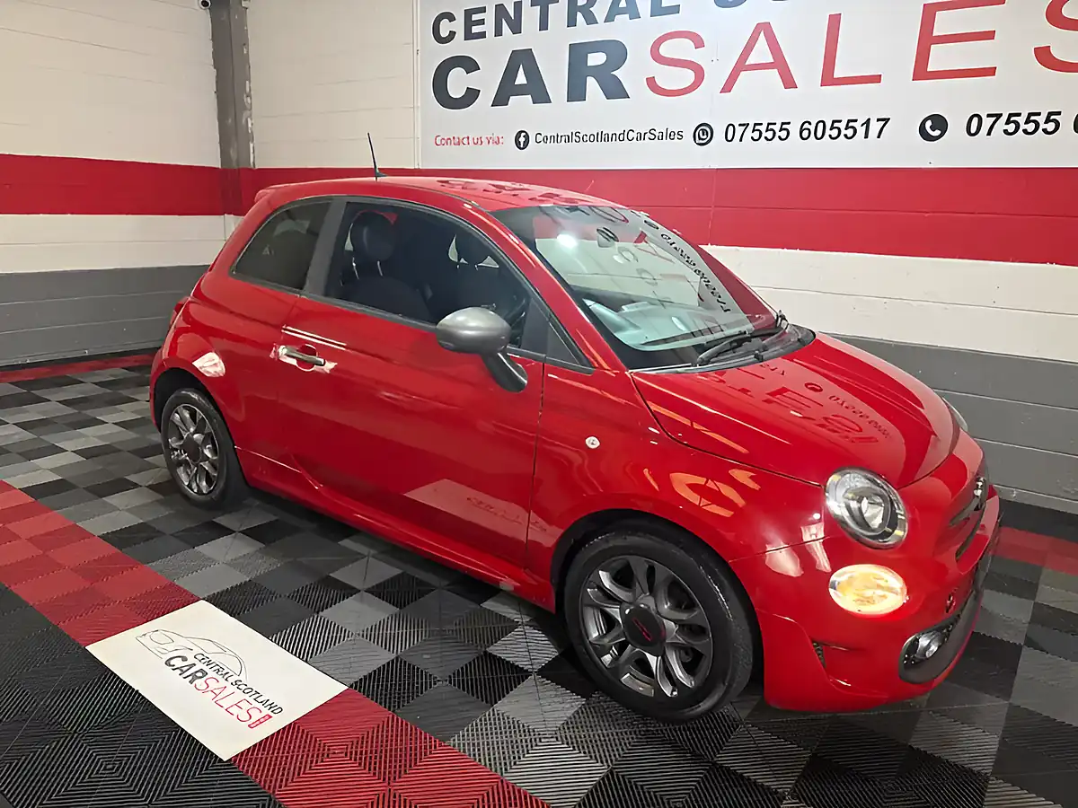 Used 2019 Fiat 500 S Red - Front View