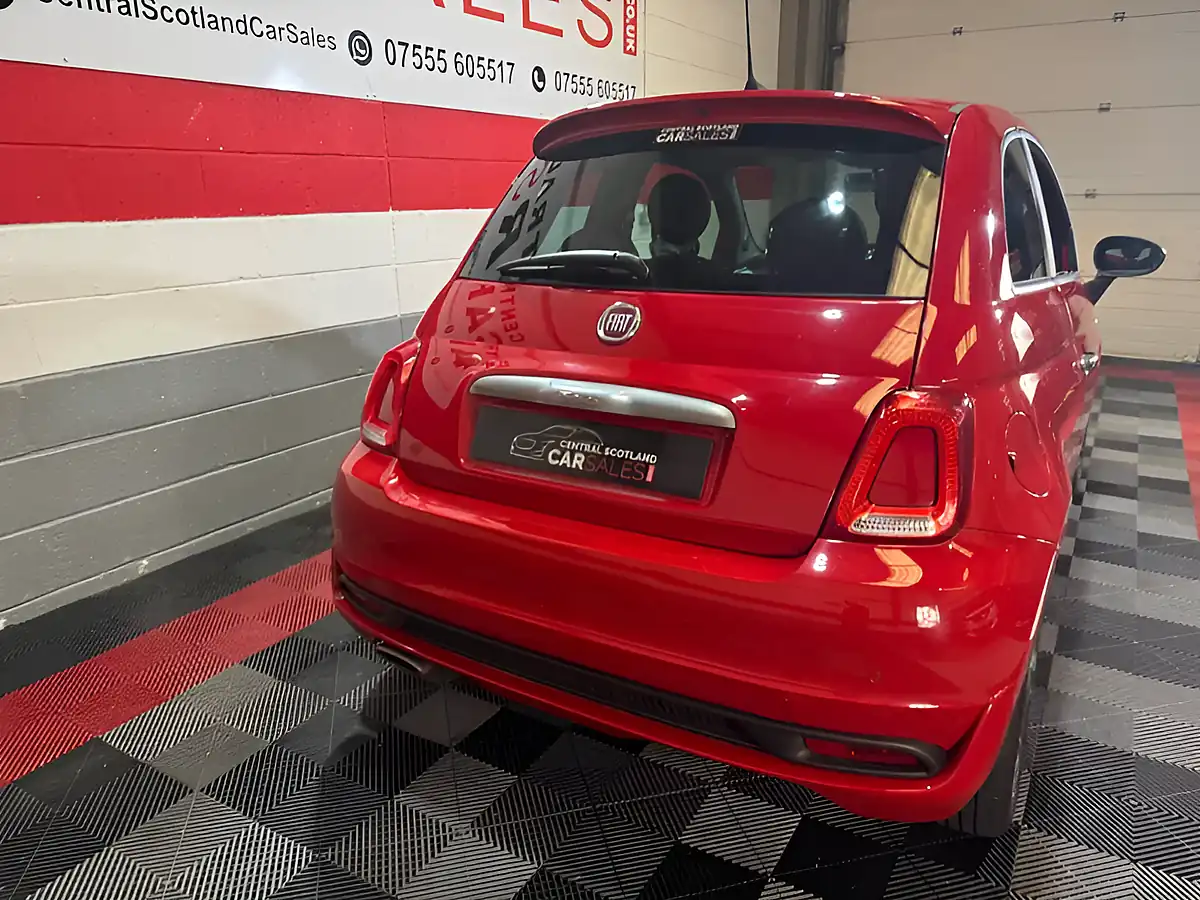 Used 2019 Fiat 500 S Red - Interior and Exterior details 2