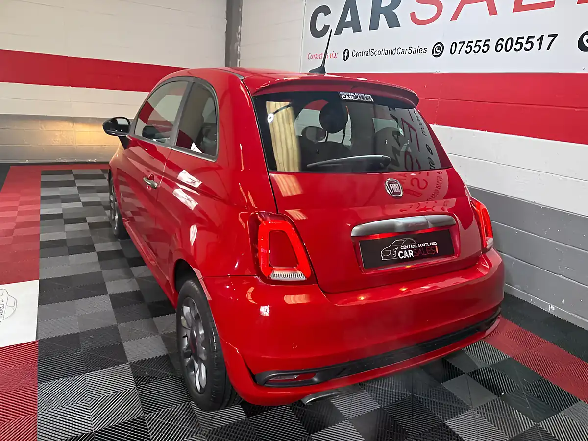 Used 2019 Fiat 500 S Red - Interior and Exterior details 3