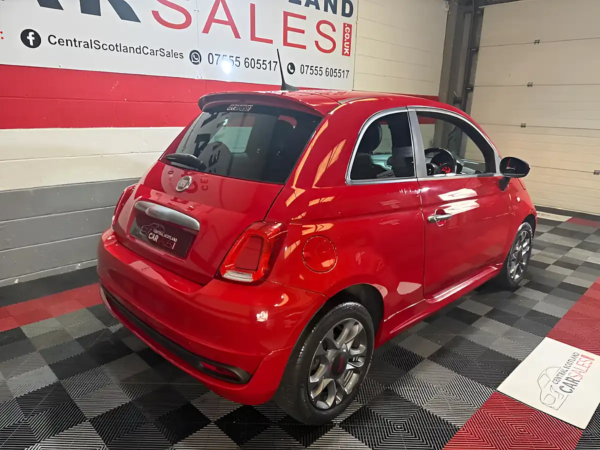 Used 2019 Fiat 500 S Red - Interior and Exterior details 8