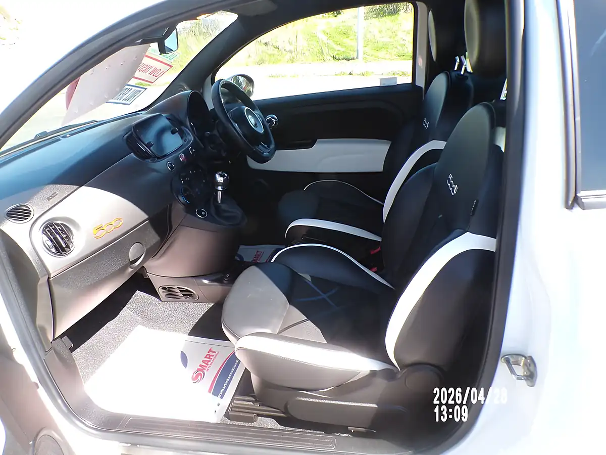 Used 2019 Fiat 500 S White - Interior and Exterior details 11