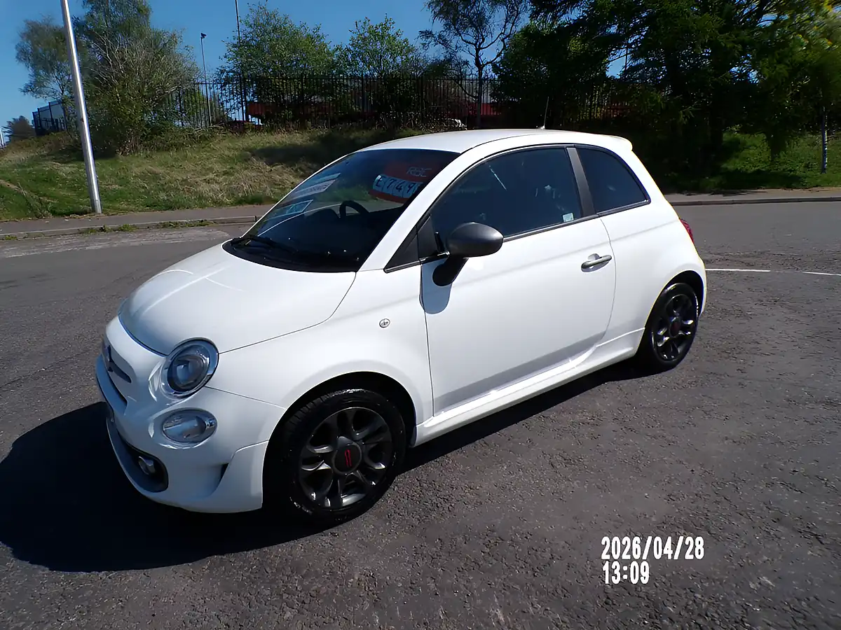 Used 2019 Fiat 500 S White - Interior and Exterior details 12