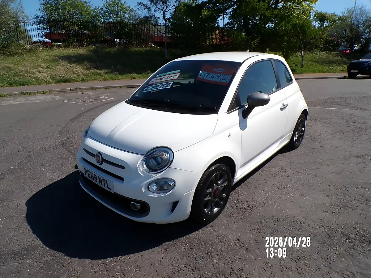 Used 2019 Fiat 500 S White - Interior and Exterior details 13