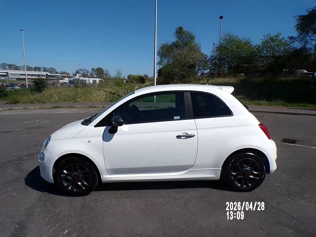 Used 2019 Fiat 500 S White - Interior and Exterior details 2