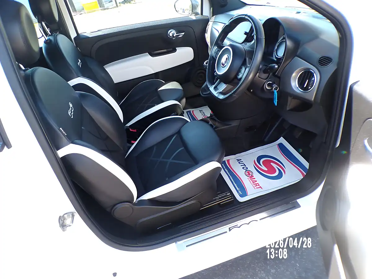 Used 2019 Fiat 500 S White - Interior and Exterior details 3