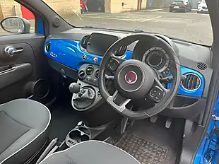 Used 2019 Fiat 500 Sport Electronica Blue - Interior and Exterior details 13