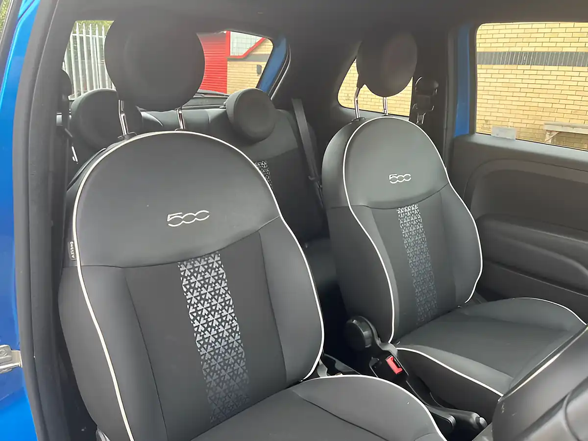 Used 2019 Fiat 500 Sport Electronica Blue - Interior and Exterior details 15