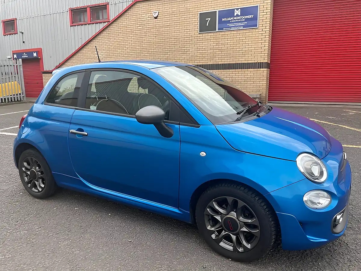 Used 2019 Fiat 500 Sport Electronica Blue - Interior and Exterior details 5