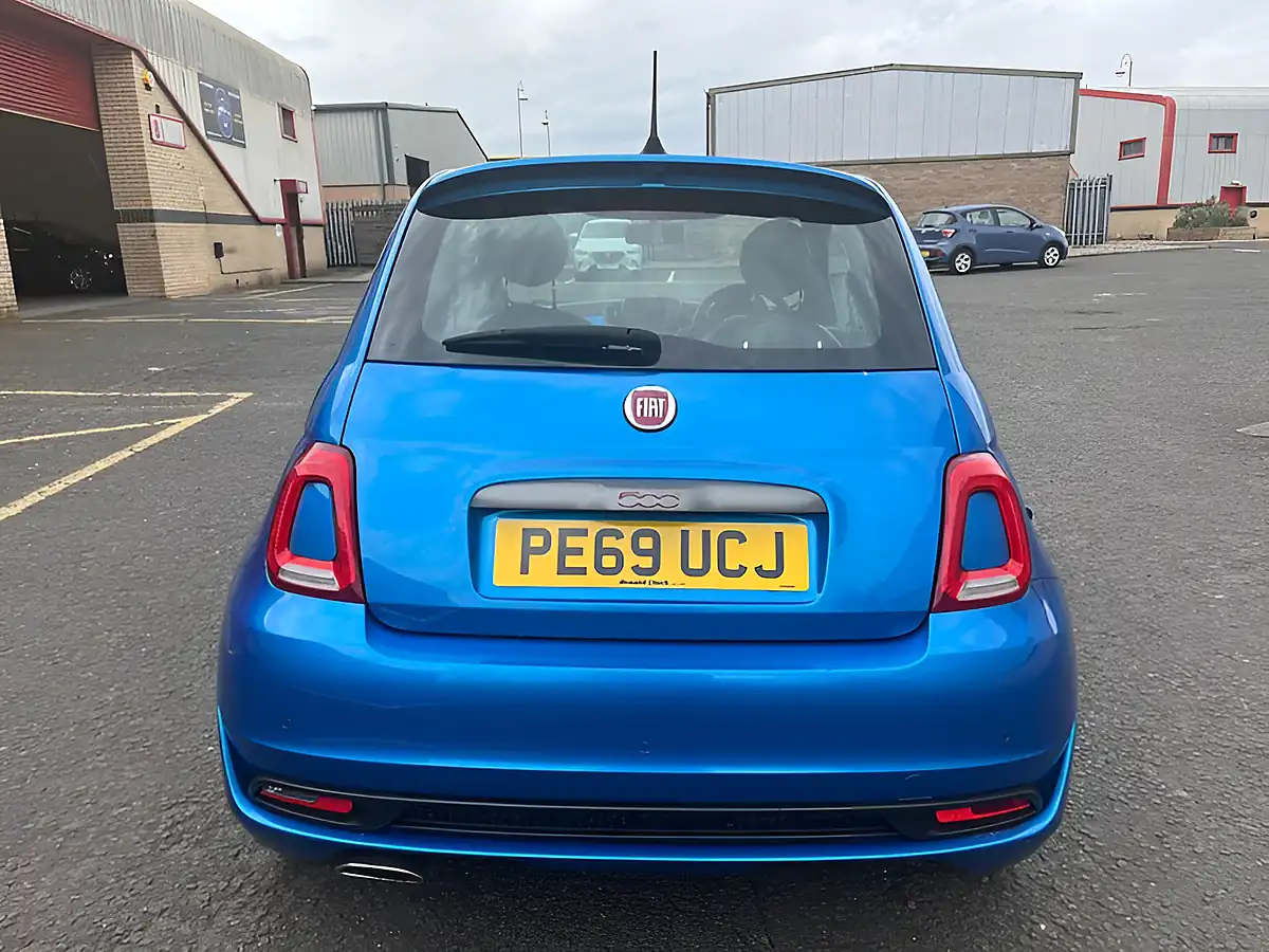 Used 2019 Fiat 500 Sport Electronica Blue - Interior and Exterior details 8