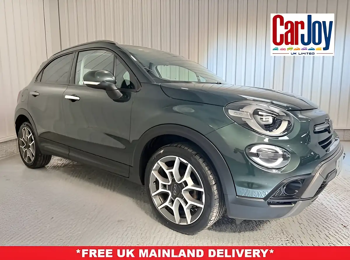 Used 2019 Fiat 500X Cross Plus Techno Green - Front View