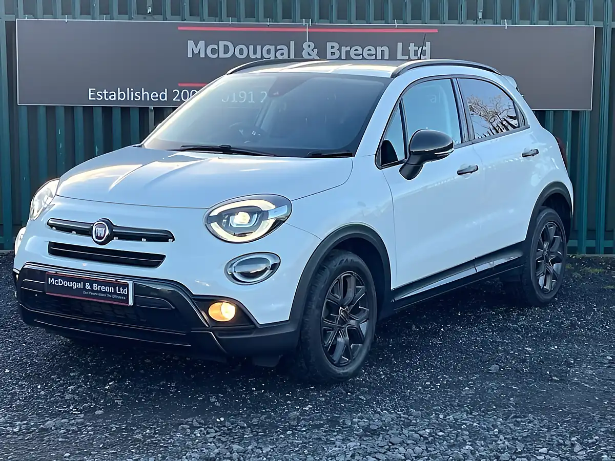 Used 2019 Fiat 500X S-Design White - Front View