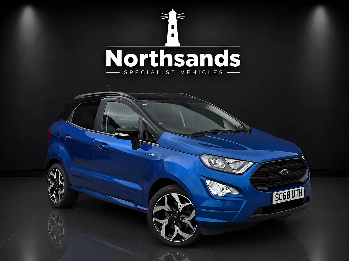 Used 2019 Ford Ecosport ST-Line Lightning Blue - Front View