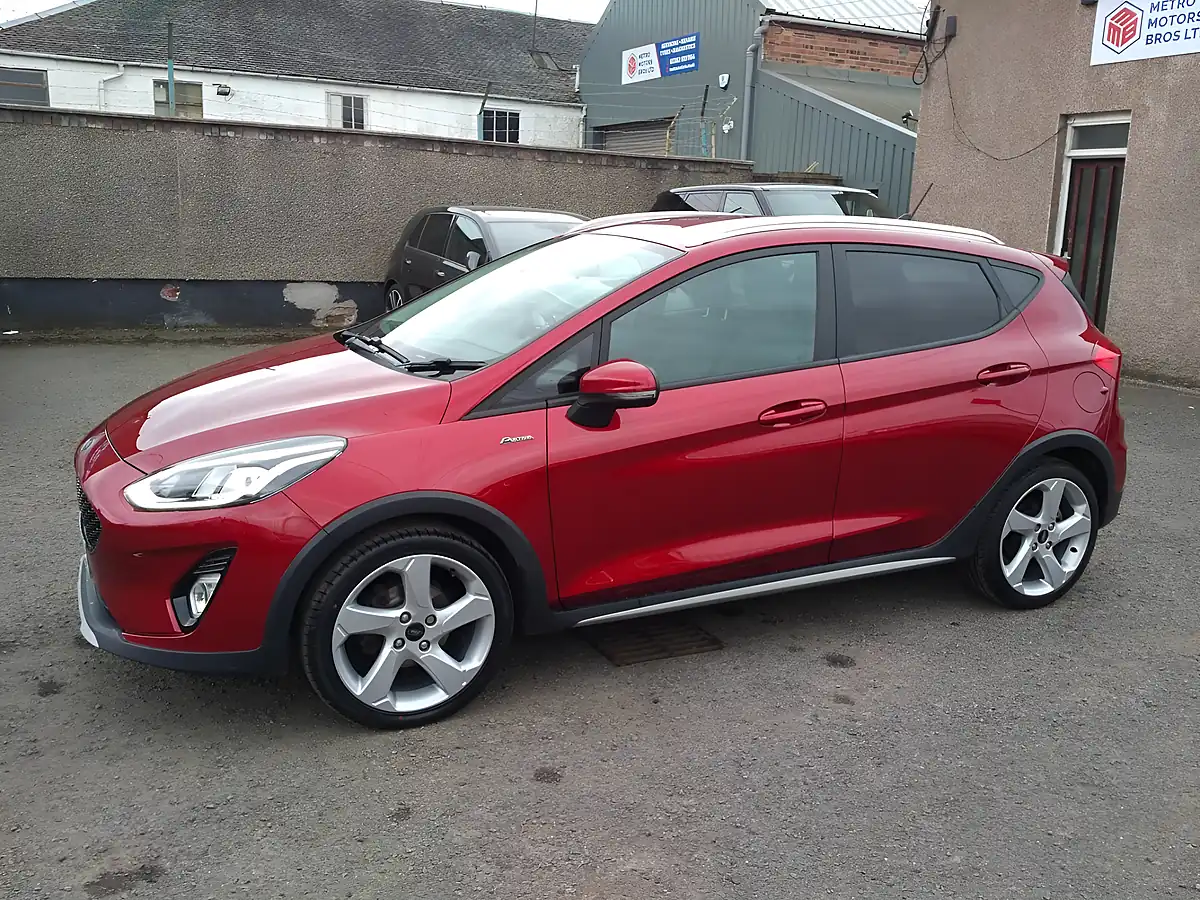 Used 2019 Ford Fiesta Active 1 Red - Front View