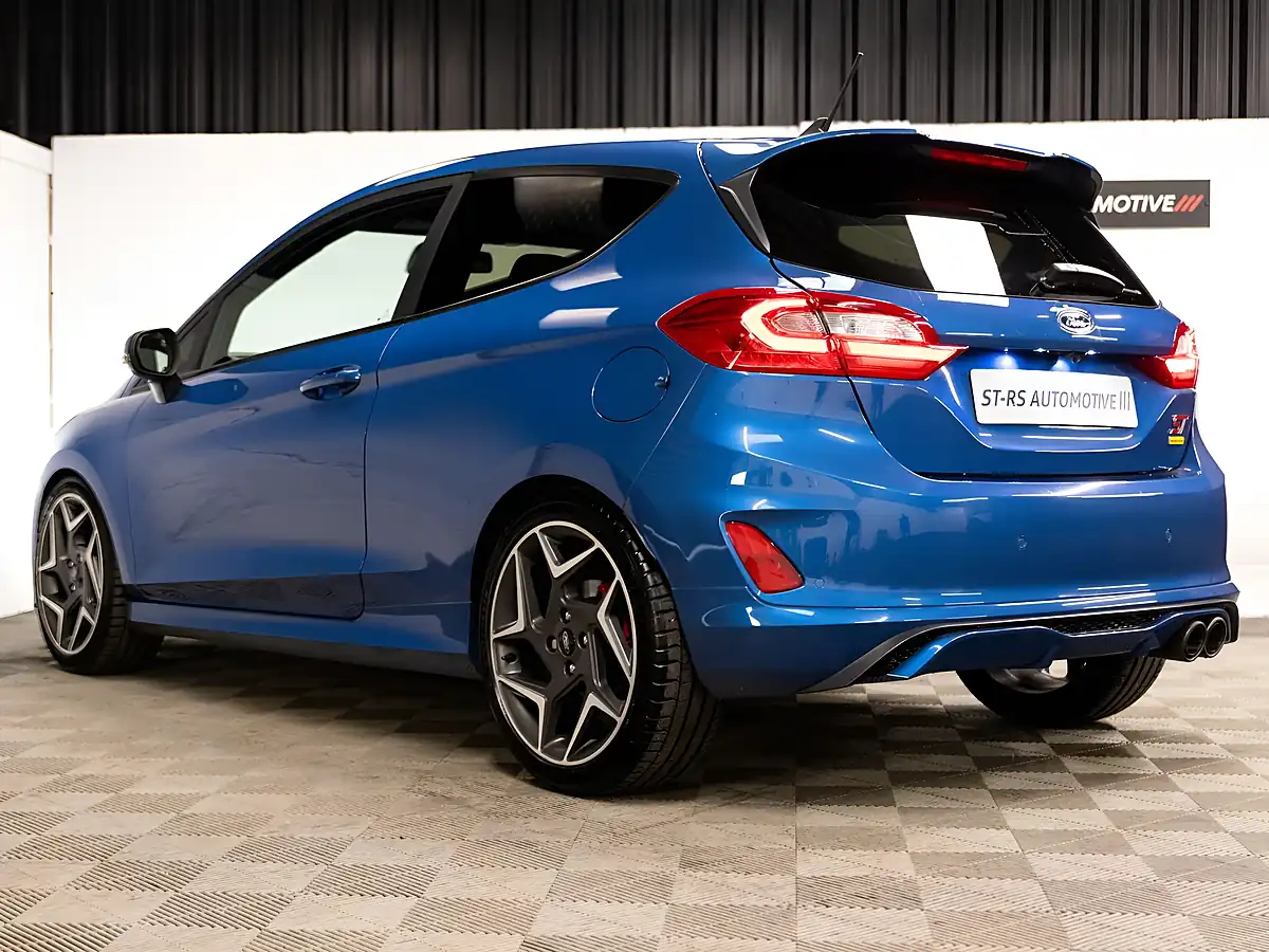 Used 2019 Ford Fiesta ST-3 Blue - Interior and Exterior details 4
