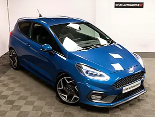 Used 2019 Ford Fiesta ST-3 Blue - Interior and Exterior details 6