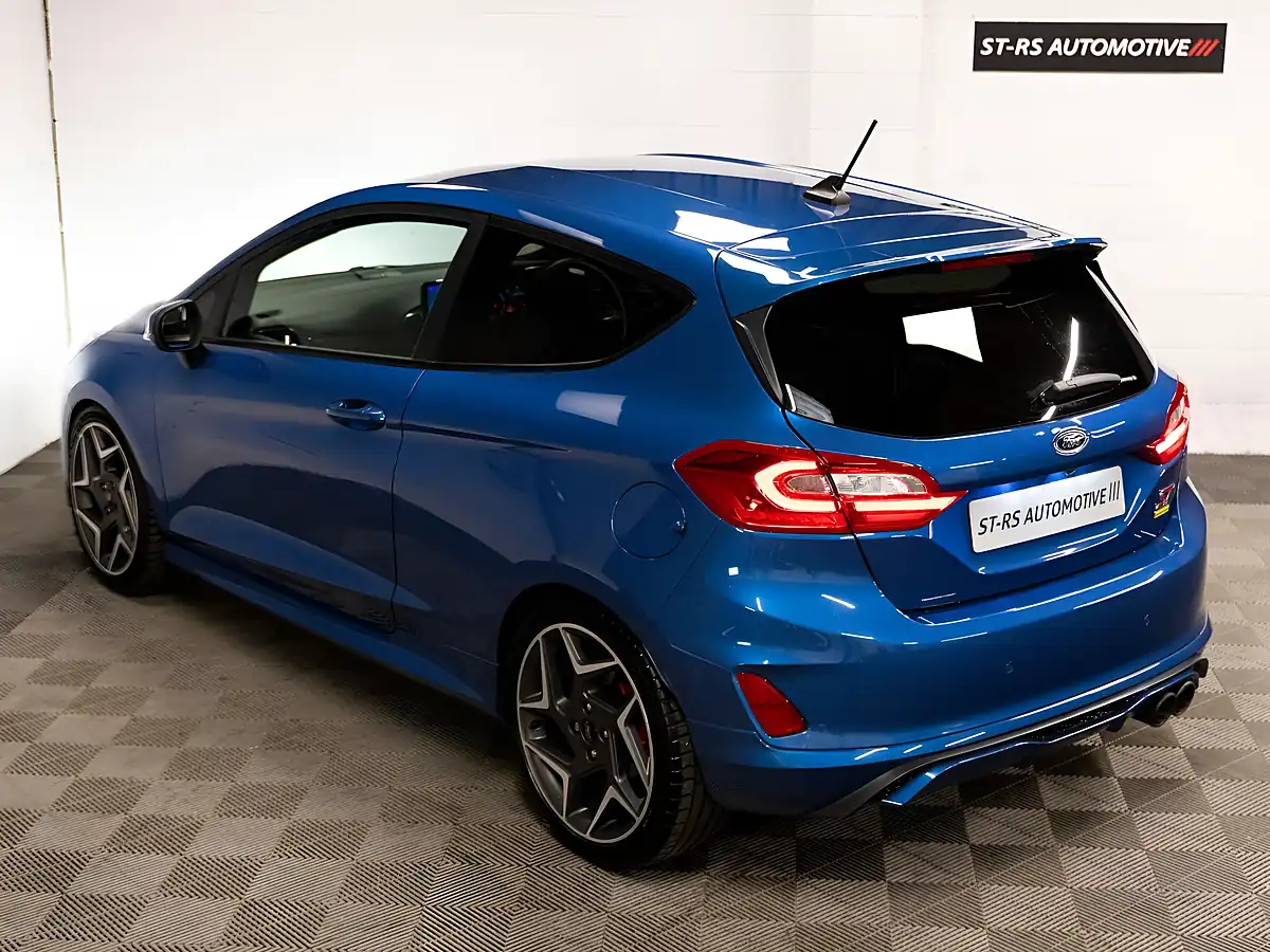 Used 2019 Ford Fiesta ST-3 Blue - Interior and Exterior details 8