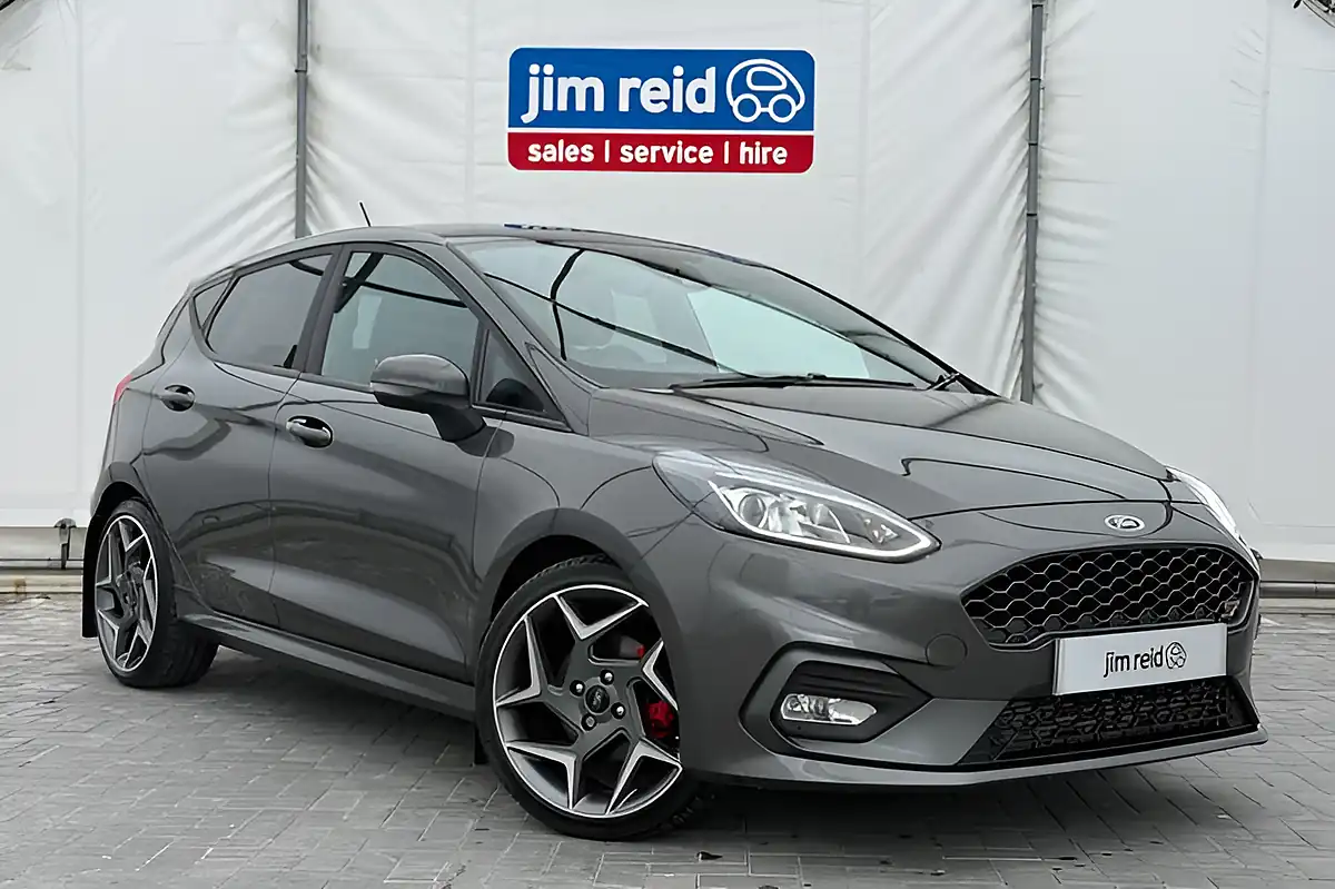 Used 2019 Ford Fiesta ST-3 Pan Roof Grey - Front View