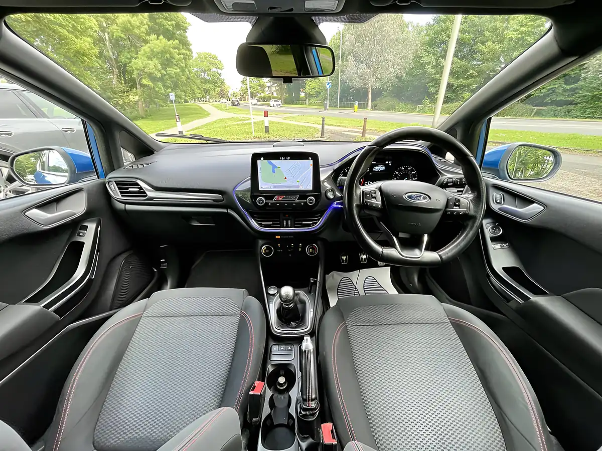 Used 2019 Ford Fiesta ST-Line Blue - Interior and Exterior details 13