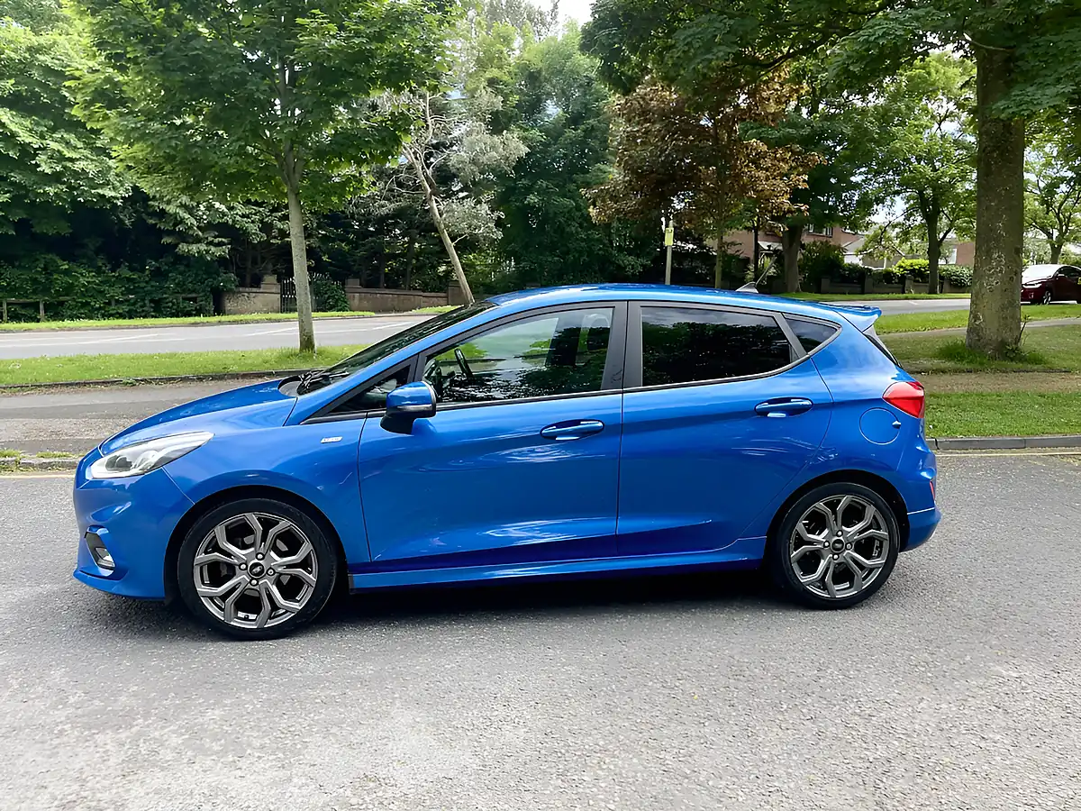 Used 2019 Ford Fiesta ST-Line Blue - Interior and Exterior details 8