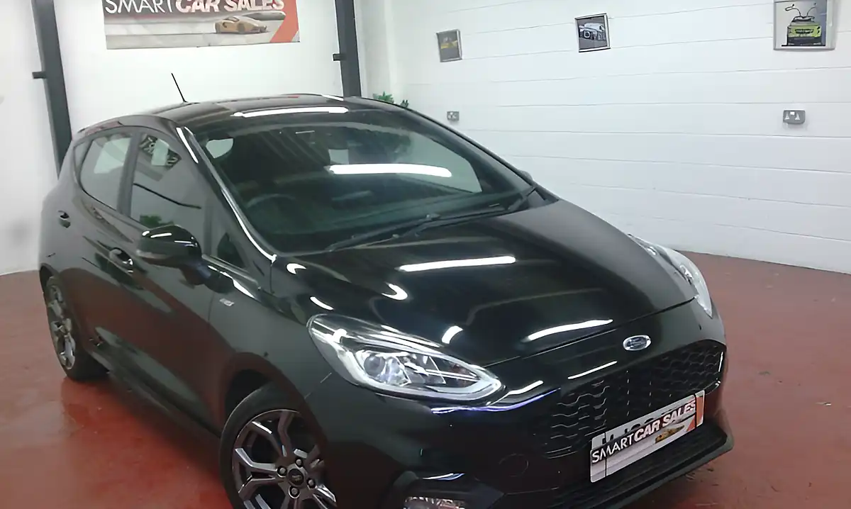 Used 2019 Ford Fiesta ST-Line Tuxedo Black - Front View
