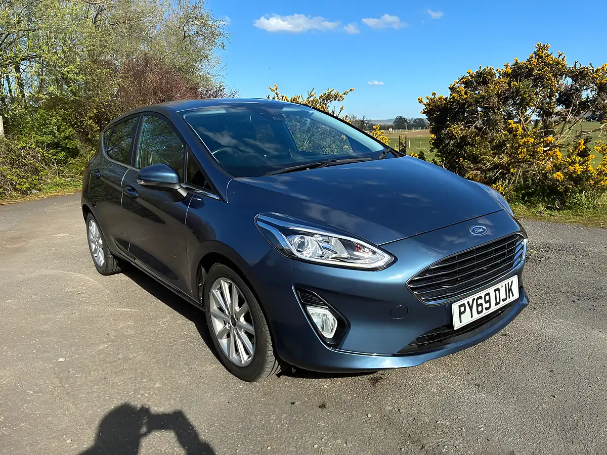 Used 2019 Ford Fiesta Titanium Blue - Front View