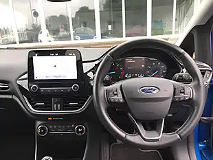 Used 2019 Ford Fiesta Titanium Bright Blue - Interior and Exterior details 14