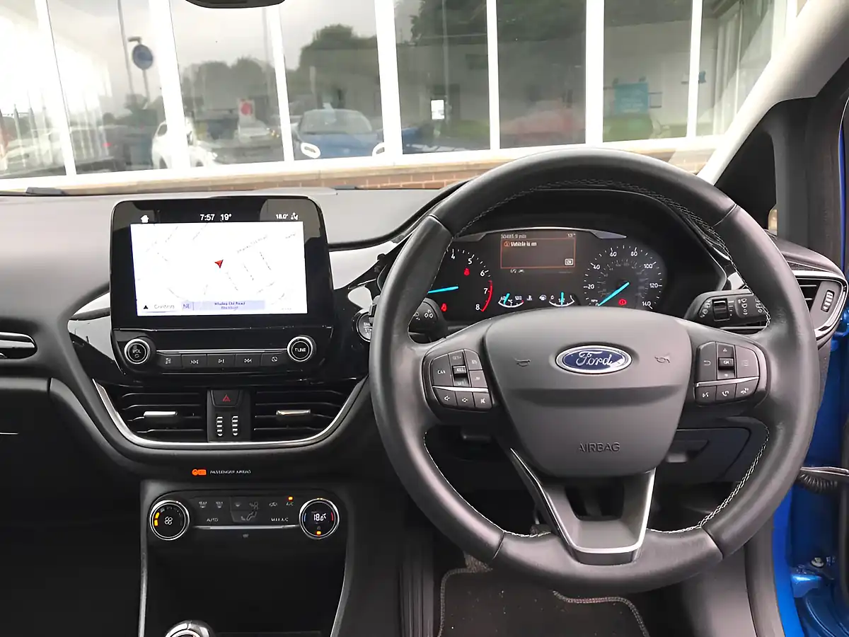 Used 2019 Ford Fiesta Titanium Bright Blue - Interior and Exterior details 14