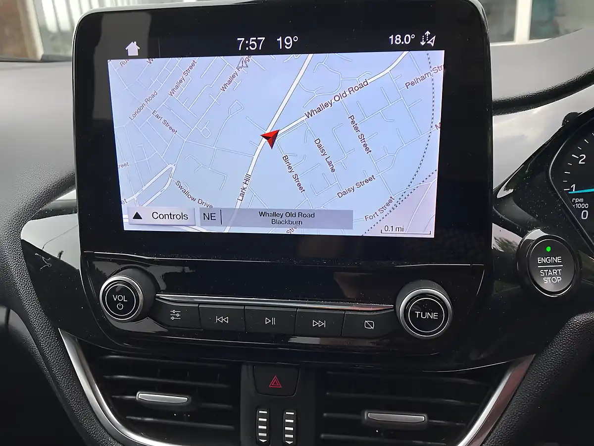 Used 2019 Ford Fiesta Titanium Bright Blue - Interior and Exterior details 2