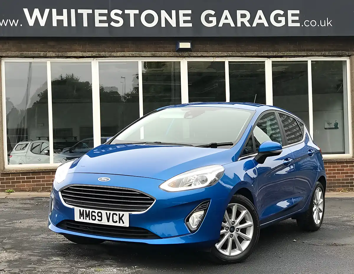 Used 2019 Ford Fiesta Titanium Bright Blue - Interior and Exterior details 3