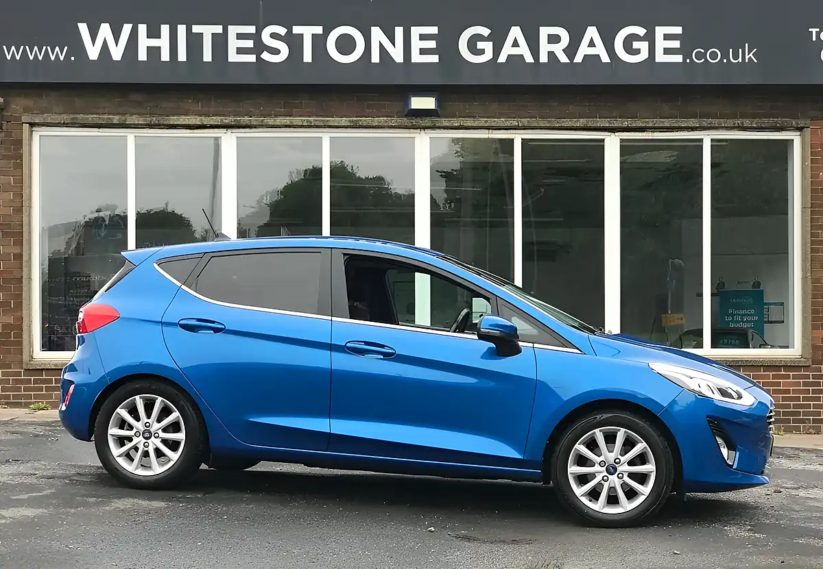 Used 2019 Ford Fiesta Titanium Bright Blue - Interior and Exterior details 4