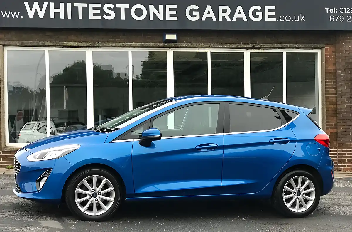 Used 2019 Ford Fiesta Titanium Bright Blue - Interior and Exterior details 5