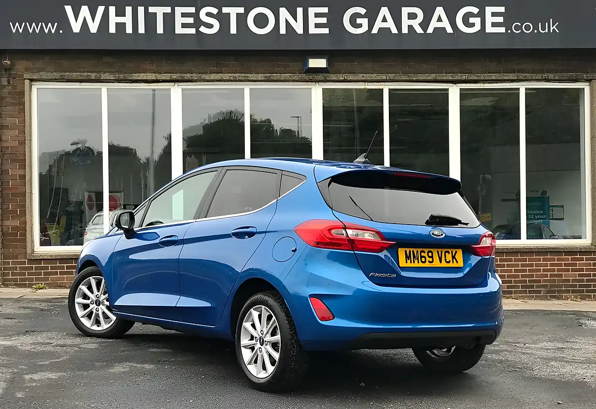 Used 2019 Ford Fiesta Titanium Bright Blue - Interior and Exterior details 6