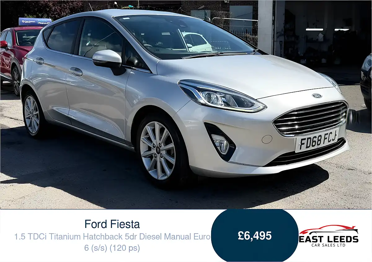 Used 2019 Ford Fiesta Titanium Silver - Front View