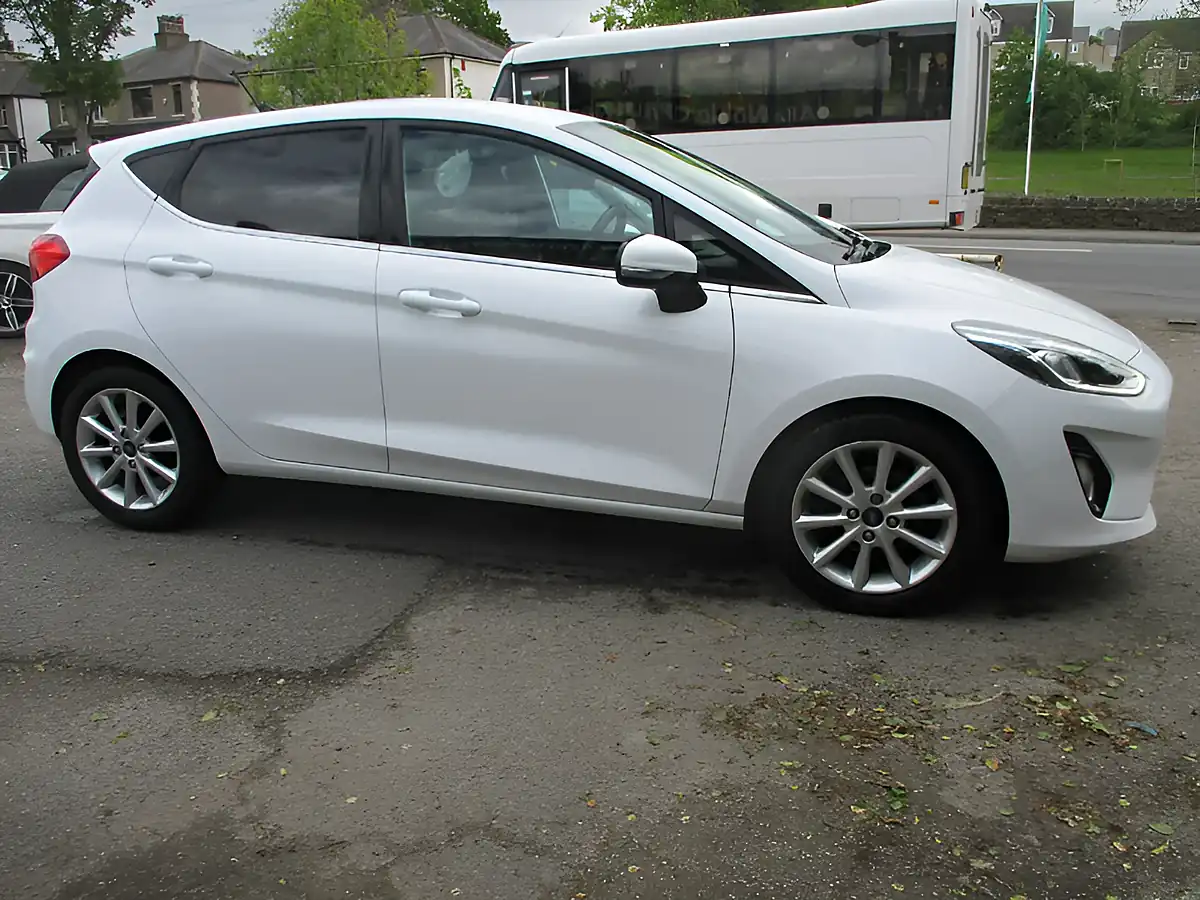 Used 2019 Ford Fiesta Titanium White - Interior and Exterior details 5