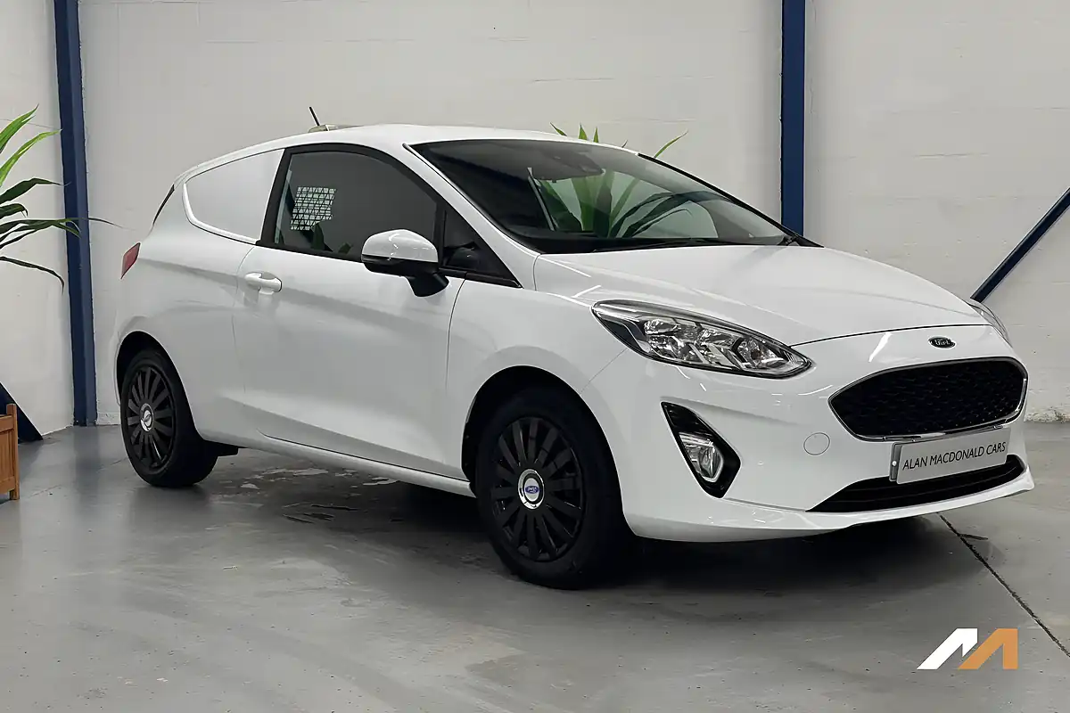 Used 2019 Ford Fiesta Van Car Derived Van White - Interior and Exterior details 10
