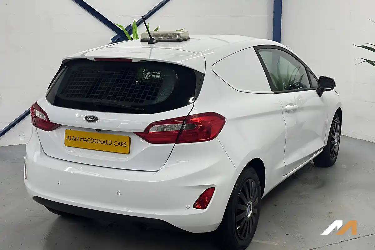 Used 2019 Ford Fiesta Van Car Derived Van White - Interior and Exterior details 11