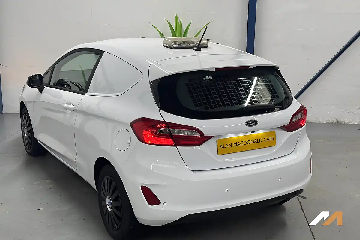 Used 2019 Ford Fiesta Van Car Derived Van White - Interior and Exterior details 12