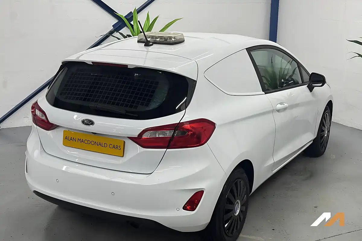 Used 2019 Ford Fiesta Van Car Derived Van White - Interior and Exterior details 13