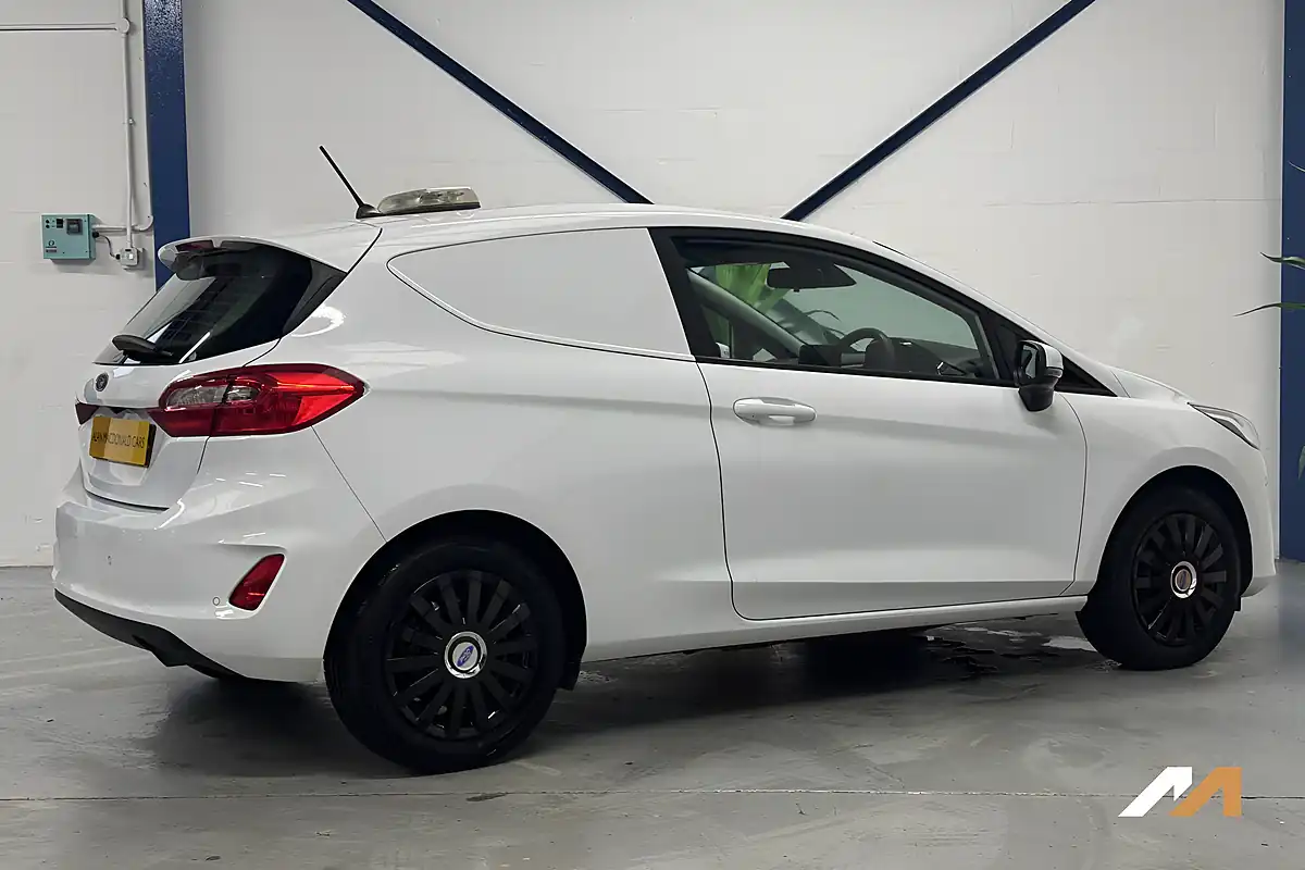 Used 2019 Ford Fiesta Van Car Derived Van White - Interior and Exterior details 14