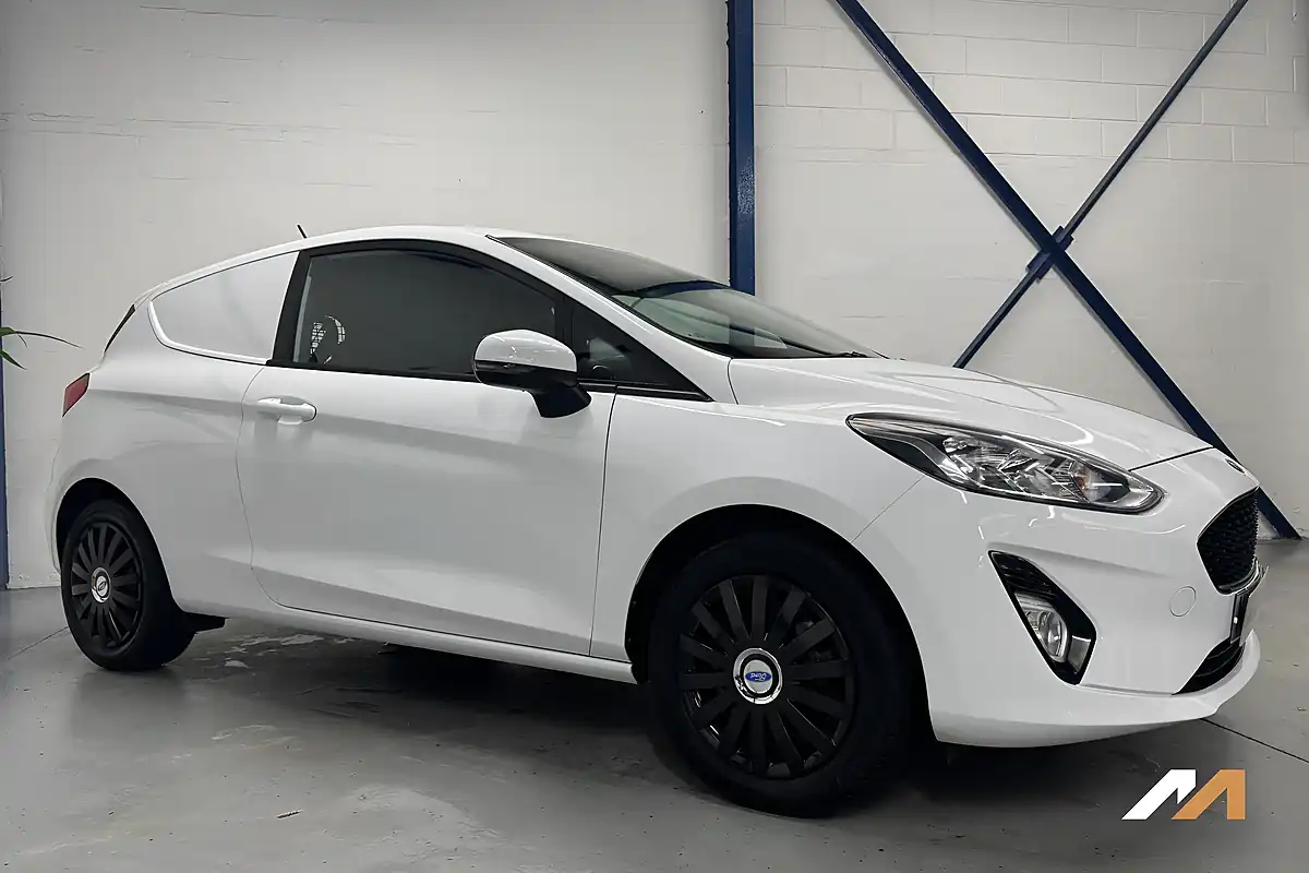 Used 2019 Ford Fiesta Van Car Derived Van White - Interior and Exterior details 8