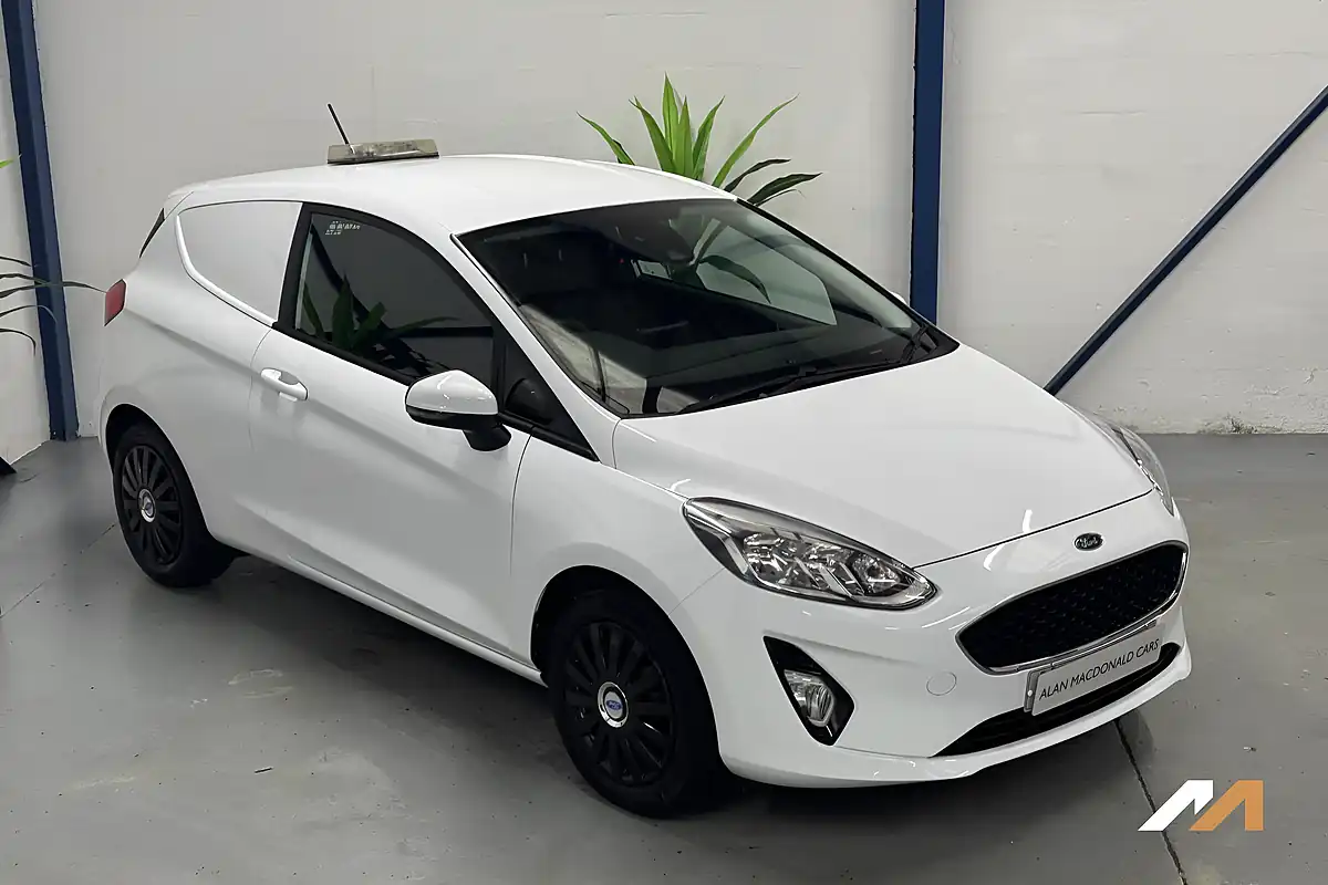 Used 2019 Ford Fiesta Van Car Derived Van White - Interior and Exterior details 9