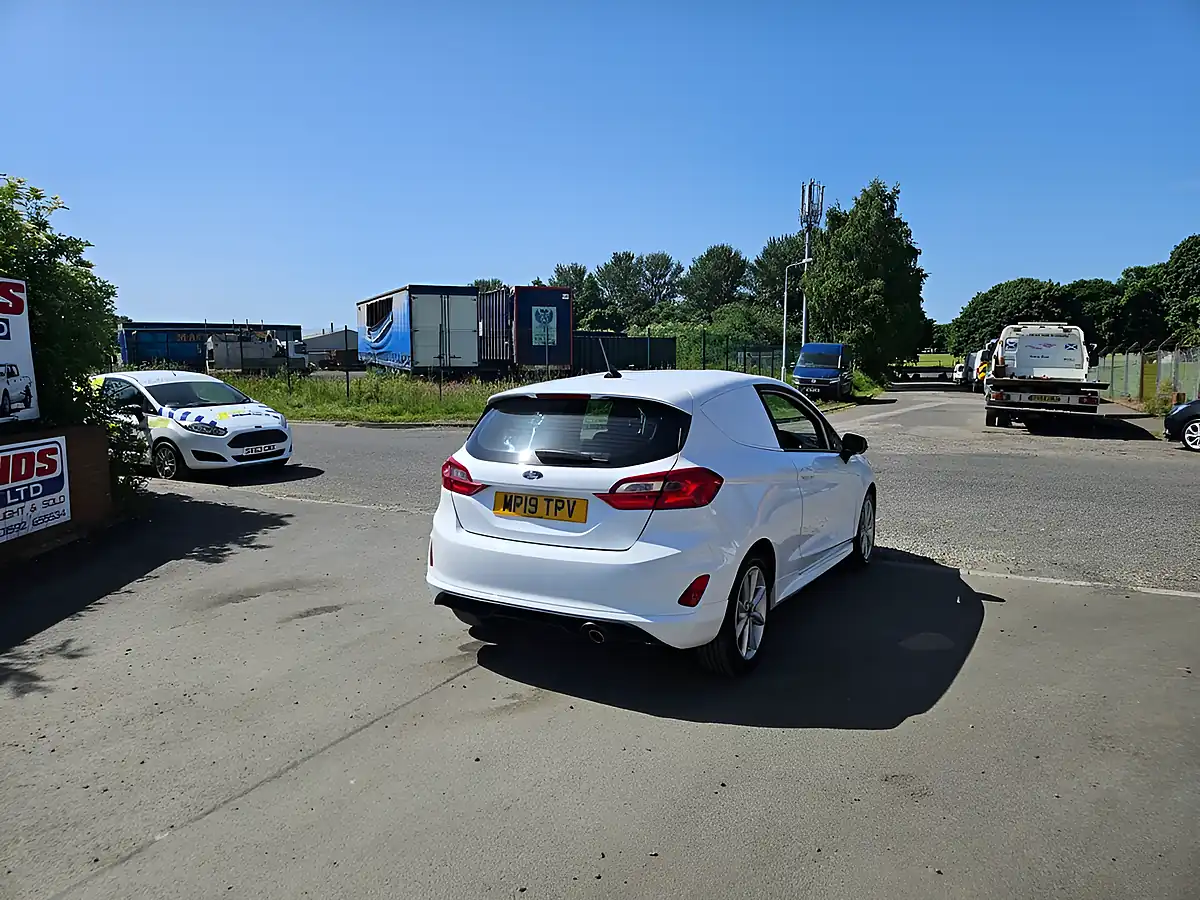 Used 2019 Ford Fiesta Van Sport White - Interior and Exterior details 8
