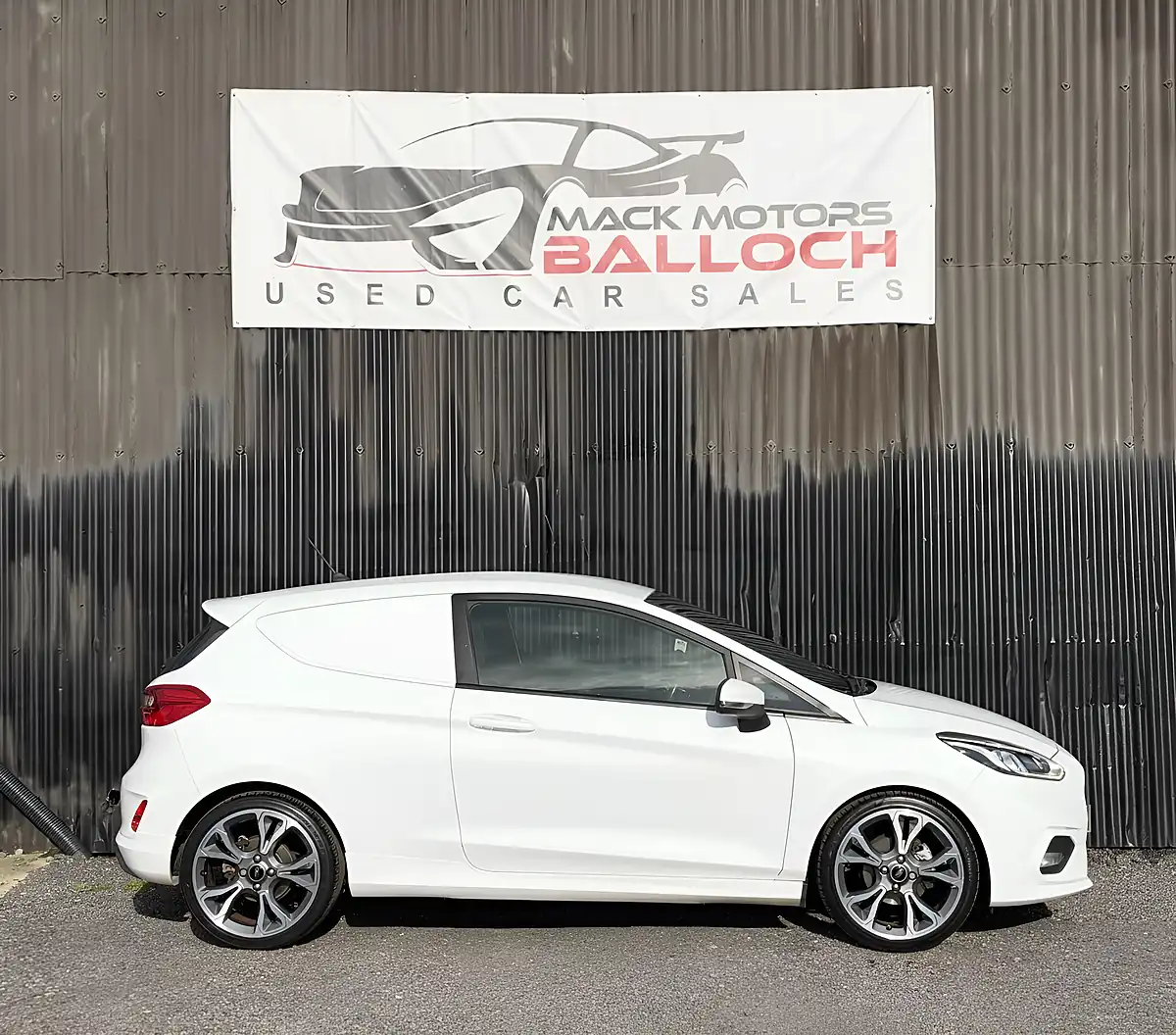 Used 2019 Ford Fiesta Van Sport White - Interior and Exterior details 4