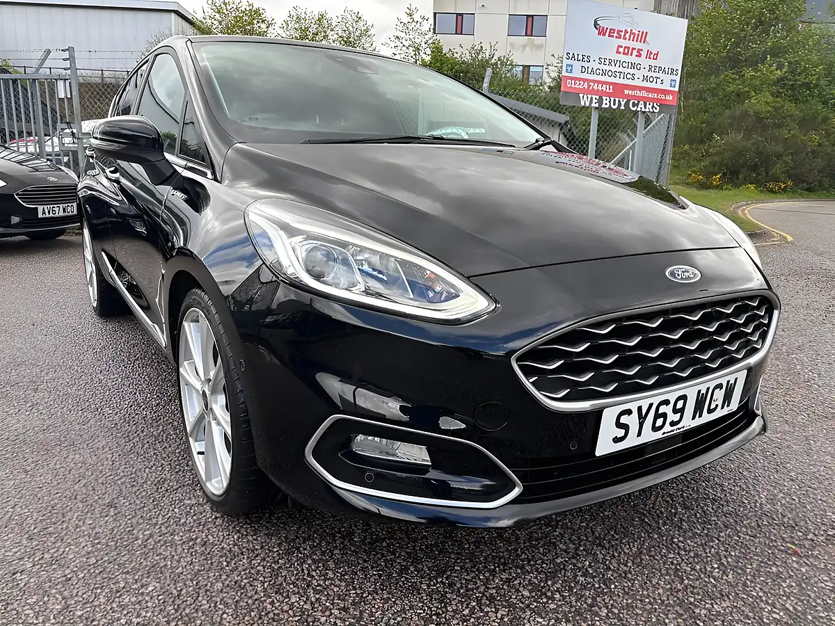 Used 2019 Ford Fiesta Vignale Black - Front View