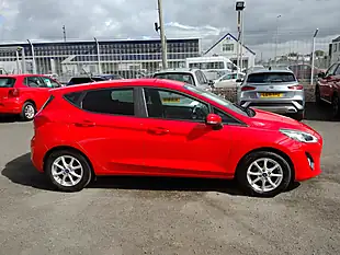 Used 2019 Ford Fiesta Zetec Red - Interior and Exterior details 8